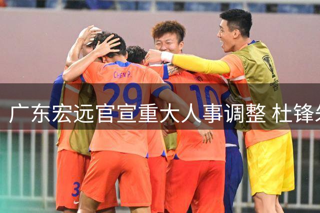 广东宏远官宣重大人事调整 杜锋朱芳雨卸任核心职务