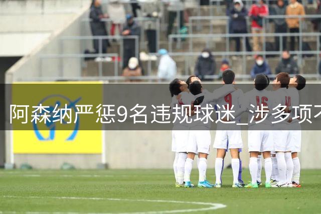 阿森纳严惩9名违规球迷 涉多项不当行为遭禁赛
